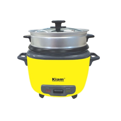 Picture of Kiam  Drum Rice Cooker (One SS Bati & One NS Bati) 1000 W DRC-9704 - Multicolor