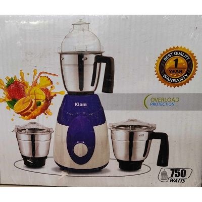 Picture of Kiam Mixer Grinder 750 -watt (BL-1900) -3 in one - Multicolor