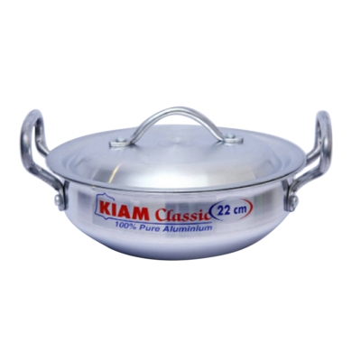 Picture of Kiam Wok pan 22 cm - Silver
