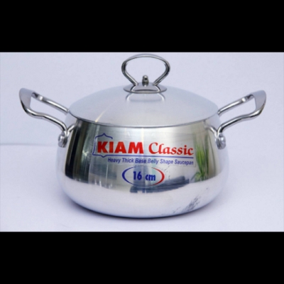 Picture of Belly Shape Saucepan 30 cm - Silver