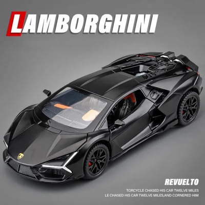 Picture of 1:32 lambos Revuelto Supercar Alloy Model Car Toy Diecasts Casting Sound and Light Car Toys For Children Vehicle - Multicolor