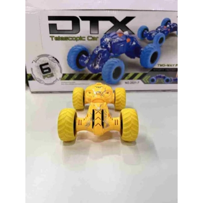 Picture of Telescopic double-sided pull-back toy cars are exciting and innovative toys designed for kids - Yellow