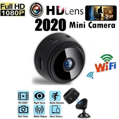 Picture of A9 Camera 1080P IP Camera Voice Video Security Wireless Camcorders Surveillance Cameras Wifi Camera No Infrared Night Vision - Black