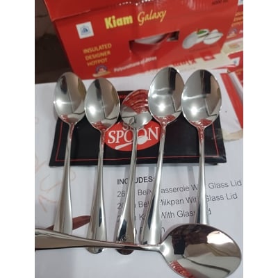 Picture of SKB 12Pcs Dinner Spoon For Luxurious Services - Multicolor