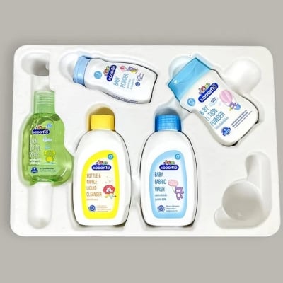 Picture of Kodomo Toiletries Giftset 5pcs - White