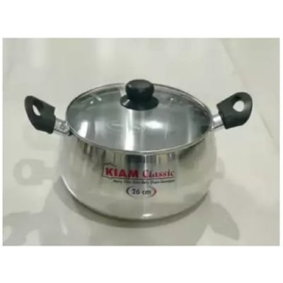 Picture of KIAM Classic Belly Shape Saucepan 22 Cm - Silver