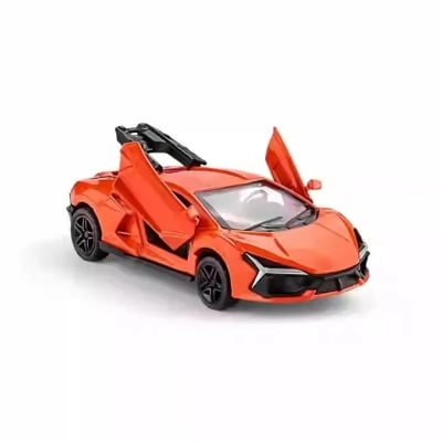 Picture of 1:43 Lamborghini Big Bull Replica Alloy Car Model Metal Children's Sports Car Three-Door Pull Back Toy Car - Multicolor