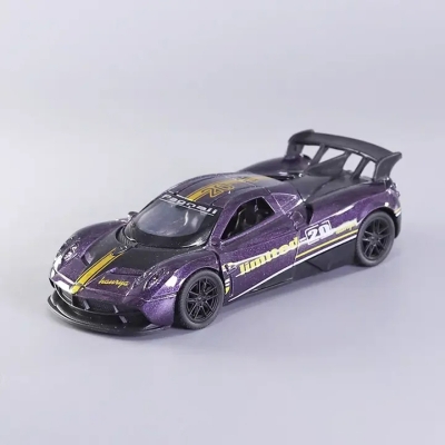 Picture of Pagani 1:36 alloy sports car model children's pull back car boy baby door opening toy car racing - Multicolor