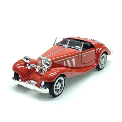 Picture of 1:36 retro classic simulation alloy car model pull back boy children's toys classic car cross-border wholesale open door - Multicolor