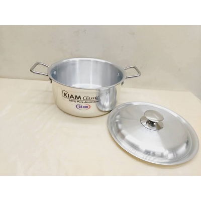 Picture of Kiam Aluminium Stock Pot 32 Cm With Aluminium Lud. - Multicolor