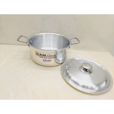 Picture of Kiam Aluminium Stock Pot 40 Cm With Aluminium Lud. - Multicolor
