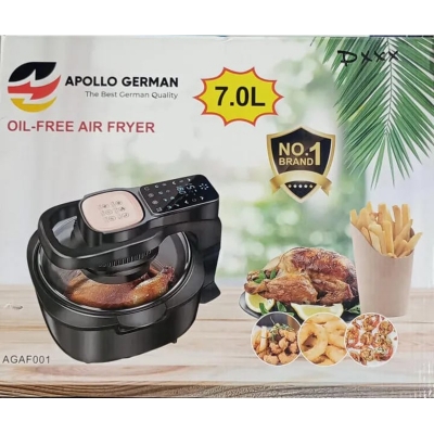Picture of 7 Liter Apollo German Air Fryer AGAF001 / AGAF002 - Black