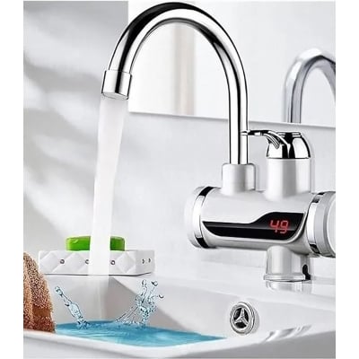 Picture of Instant Electric Heating Water Faucet for Bathroom Wall - RX-001 - White