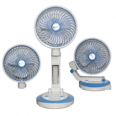 Picture of Rechargeable Folding Table Fan With Light No Ratings - Multicolor