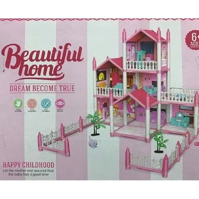 Picture of Beautiful Home Doll House For girls - Multicolor