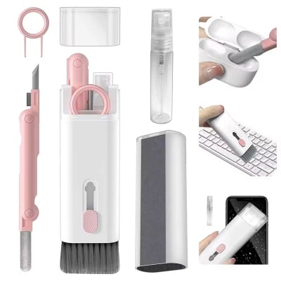 Picture of 7 in one keyboard,computer & electronics equipment cleaner kit - Multicolor