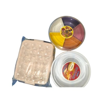 Picture of 3 in 1 pack Ruti Box, Egg box , Masala box