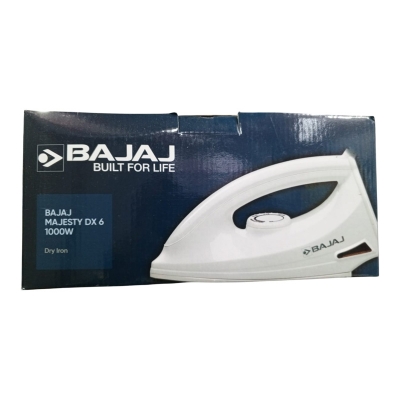 Picture of Bajaj Majesty Canvas Green/Brown/Pink 1000 Watts Dry Iron - Multicolor