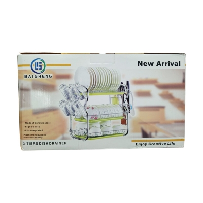 Picture of Premium Quality 3 layer kitchen rack - Clear