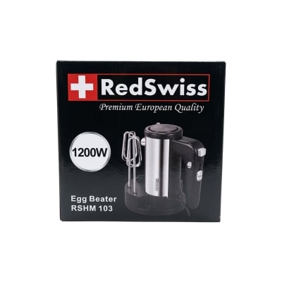 Picture of Redswiss Electric Egg Beater and Hand Mixer | Model : RSHM-101 | Colur : Black & Silver - Silver