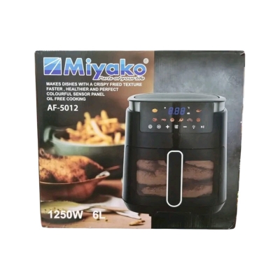 Picture of 6 Liter Miyako Air Fryer AF-5012 Digital Touch Control Panel OVEN - Multicolor