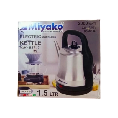 Picture of Miyako Electric Cordless Kettle – MJK-BST 15 - Multicolor