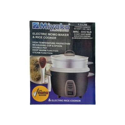 Picture of Miyako MRC-515 YLD Electric Momo Maker & Rice Cooker. - Multicolor