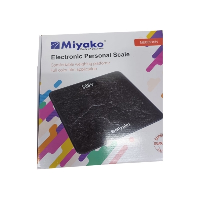 Picture of Accurate Weight Measurement with Miyako Digital Weight Machine/Miyako Electrical Personal Scale MEB-5210 RNB - Your Reliable Partner for Health - Black