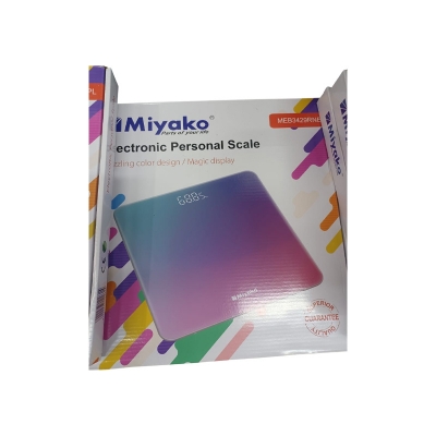 Picture of Accurate Weight Measurement with Miyako Digital Weight Machine/Miyako Electrical Personal Scale MEB-RNB - 3429 Your Reliable Partner for Health - Multicolor