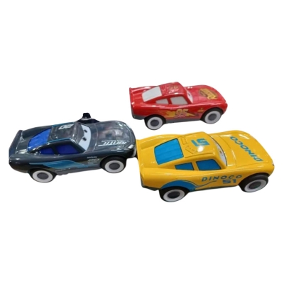 Picture of Disney Pixar Mattel Cars Toy Cars & Trucks, Moving Moments Lightning McQueen Vehicle - Multicolor