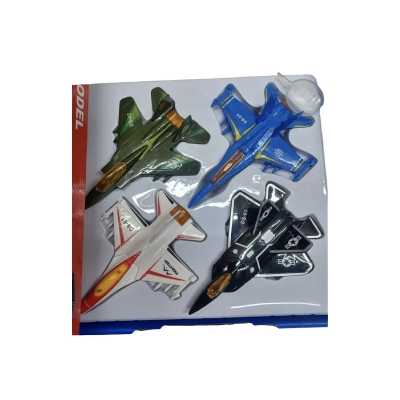Picture of 1pcs Military Plane Back Mini for Children Education Toyodels Force Airplane Toy - Multicolor