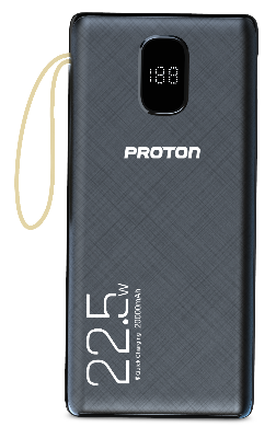 Picture of Proton Energy Mate Power Bank- 22.5W 20000mAH with in-built 2 Torch Light for Travel
