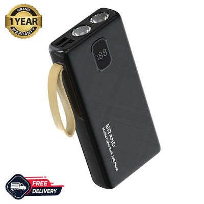 Picture of Proton Energy Mate Power Bank- 22.5W 20000mAH with in-built 2 Torch Light for Travel