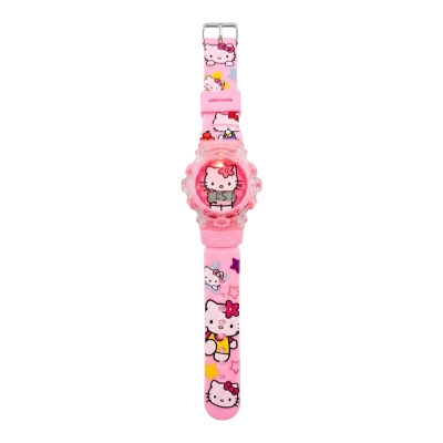 Picture of ghting & music Stylish Baby Watch For Kids - Pink & multicolor girl watch boys watch Multicolor