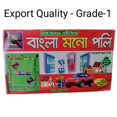 Picture of Dhoni Hobar Mojar Khela Bangla Monopoly Board Games for kids Multicolor
