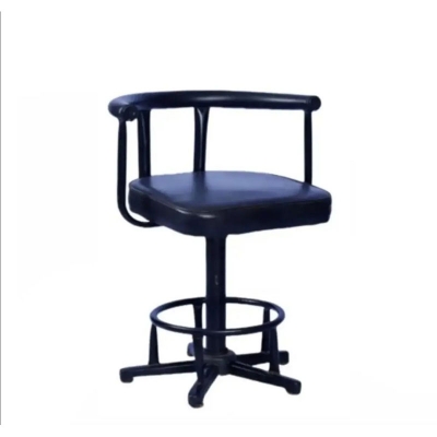 Picture of Stylish M.S Counter Tool Chair (Premium Quality) -Black (1pcs) Black