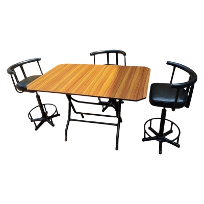 Picture of Daining table 4 seated 48/32 inches Brown