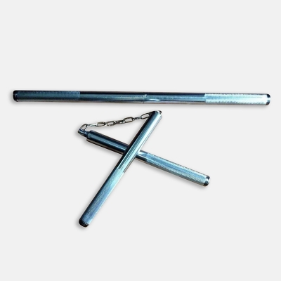 Picture of 2 in 1 Steel Martial Arts Training Heavy Steel Silver