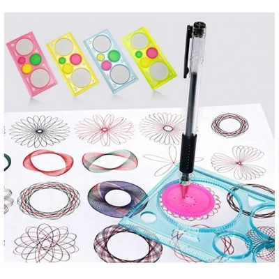 Picture of Design Ruler / Drawing Box-Multi-Color Multicolor