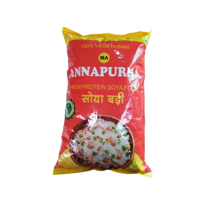 Picture of Indian Annaparna Soya Chunks 1KG Plant-Based Protein Food 