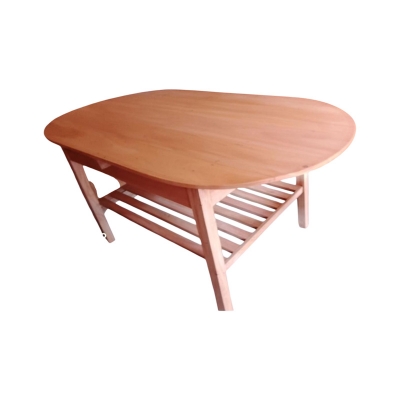 Picture of The dining table for the kitchen made by mehogoni wooden is suitable for 6 people Brown