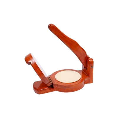 Picture of wooden ruti maker , paper and both side tape free Brown