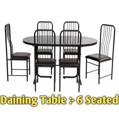 Picture of ডাইনিং সেট-6 সিটের চেয়ার - table Multicolor