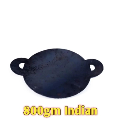 Picture of Bread Making Mastery Steel Bread Making Tawa (800 G G) Your Essential Tool for Achieving Perfectly Baked Breads in the Kitchen Black