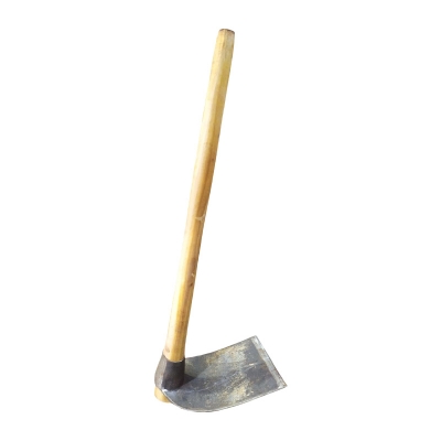Picture of Big size 8 inches কোদাল - Garden Hoe Spade with Wooden Handle Agricultural Tool Black