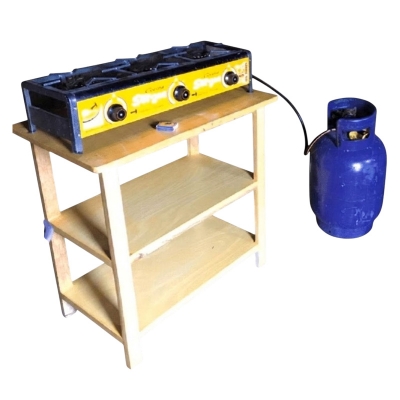Picture of Induction Cooker Stand, Gas Stove Stand, Cooktop Cover, Wooden Kitchen Shelf Multicolor