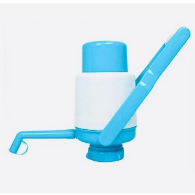 Picture of Water Bottle Dispenser Manual Hand Press Pump for Bottled Water Pump Blue