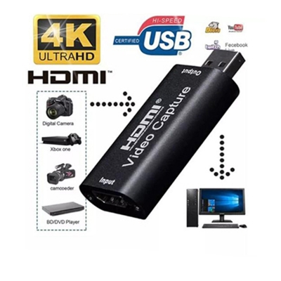 Picture of Video Capture Cards Audio Capture Adapter HDMI To USB 3.0 Definition 4K Record Coffee