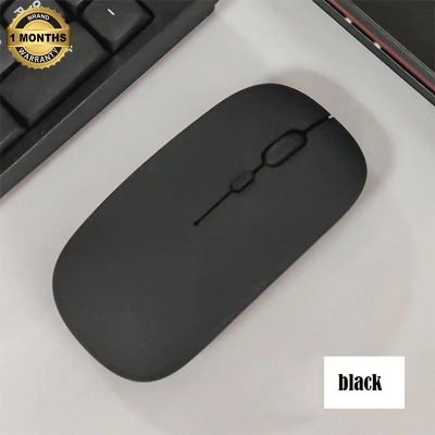 Picture of Bluetooth Mouse for Laptops, Desktops, Tablets, iPads, iPhones, and Smartphones  Dual-Mode 2.4GHz Optical Rechargeable Wireless Mouse  Stylish, Ergonomic, Ultra-Slim Design-Nadra-NM01(Black)