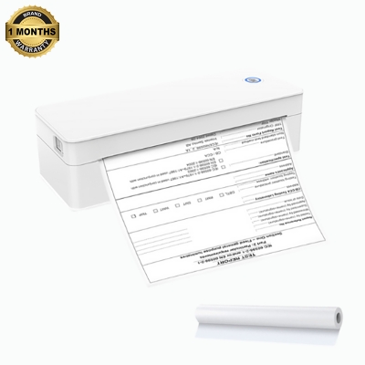 Picture of Portable A4 Printer for High Professionals - Ideal for Office Document Printing  Wireless Bluetooth Inkless Thermal Printing Tech  Perfect for Field Work, Assignments, On-the-Go Travel - Nadra A401(White-A4-Printer)